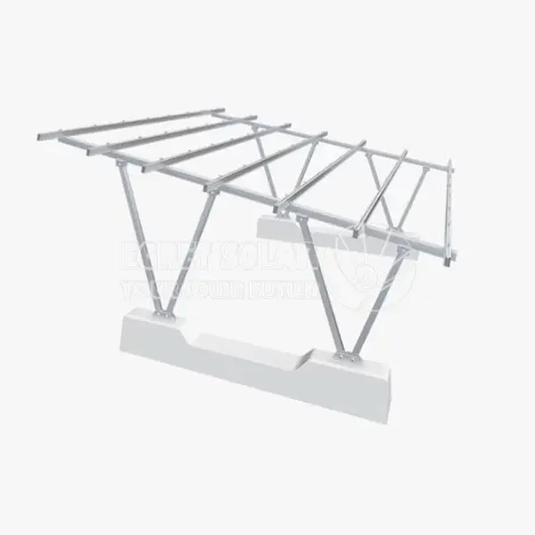 Dvojitý V-Column Solar Carport Montting System