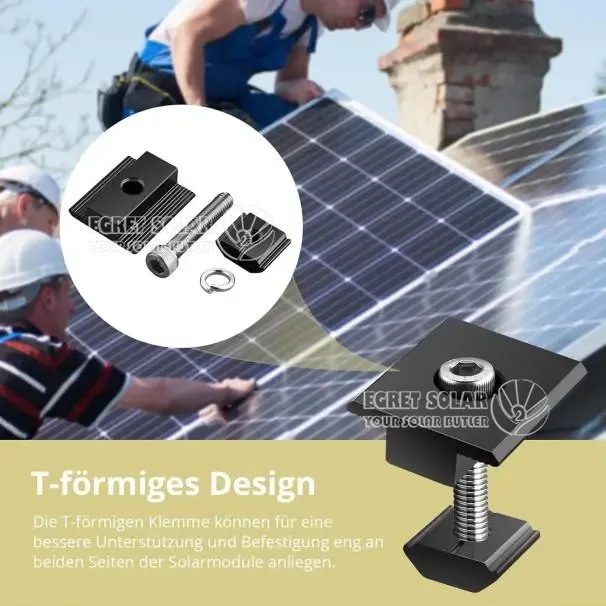 Solar 30 Mm 35 Mm Black Solid Mid Clamp