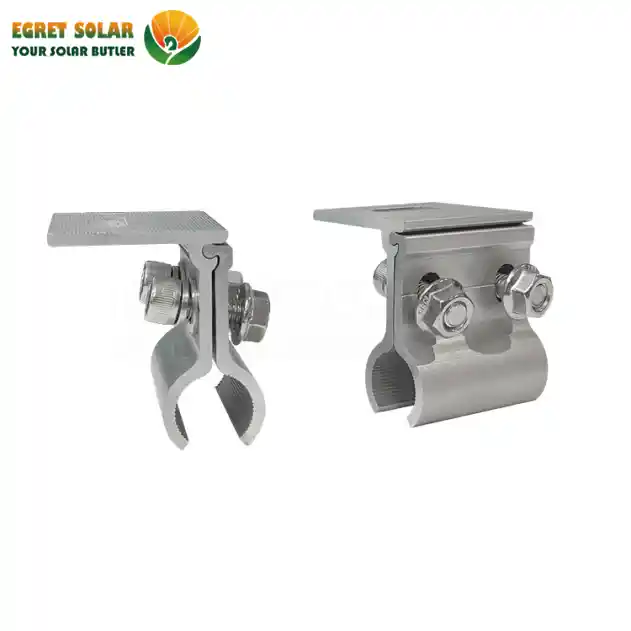Solar bracket standing seam roof clamp