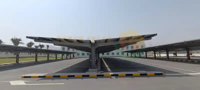 double-sided solar carport