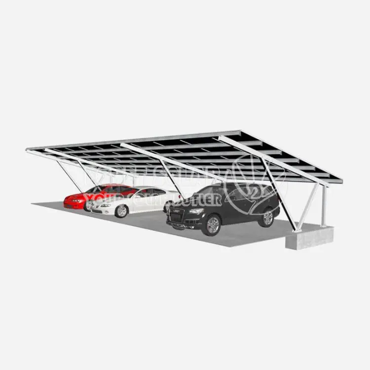 Single V-Column Solar Carport Montting System