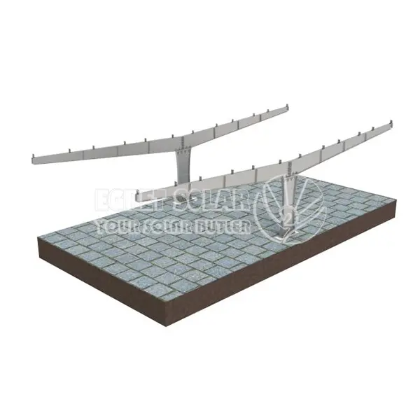 Y typu typ jednoho příspěvku Solar Carport Montting System